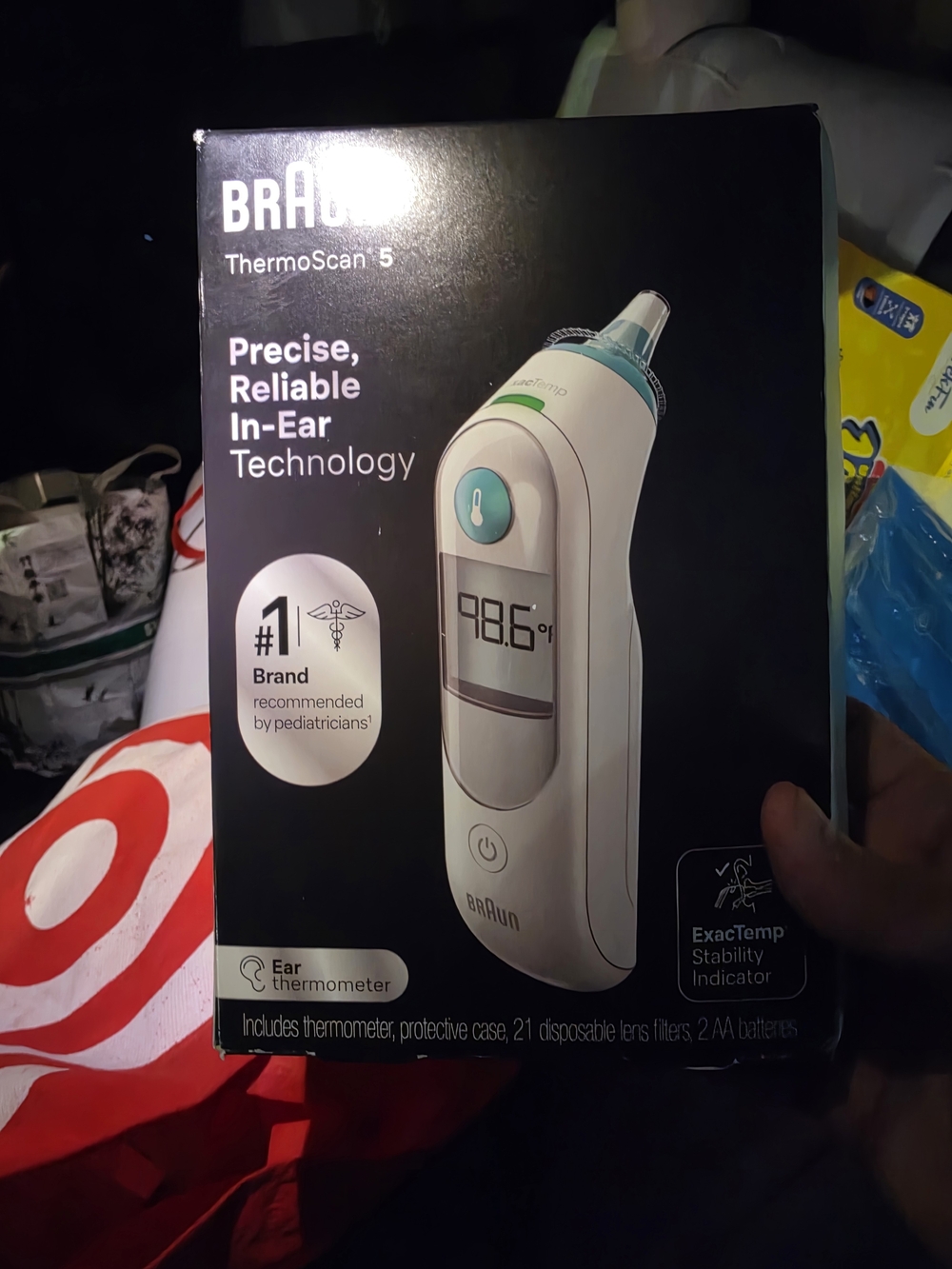 Braun ThermoScan 5 In-Ear Thermometer - White